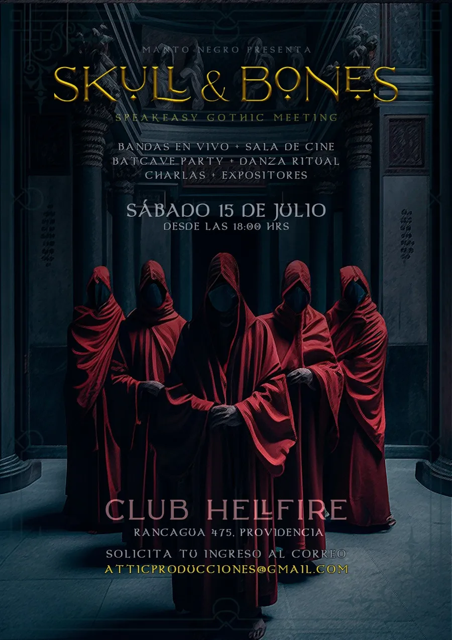 Manto Negro presenta SKULL & BONES "Speakeasy gothic meeting"