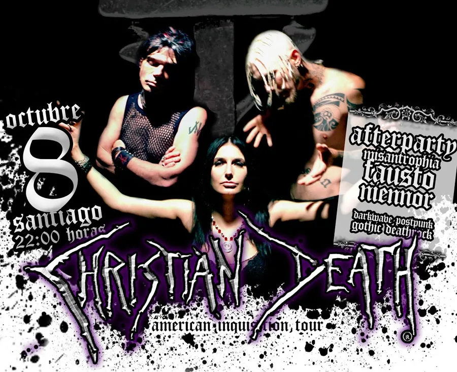 La primera vez de Christian Death en Chile y lo que Valor Kand dijo sobre Rozz Williams