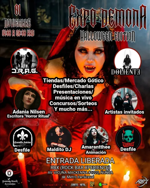 Expo Demona - Un viaje a la subcultura Gótica y al estilo dark en Santiago